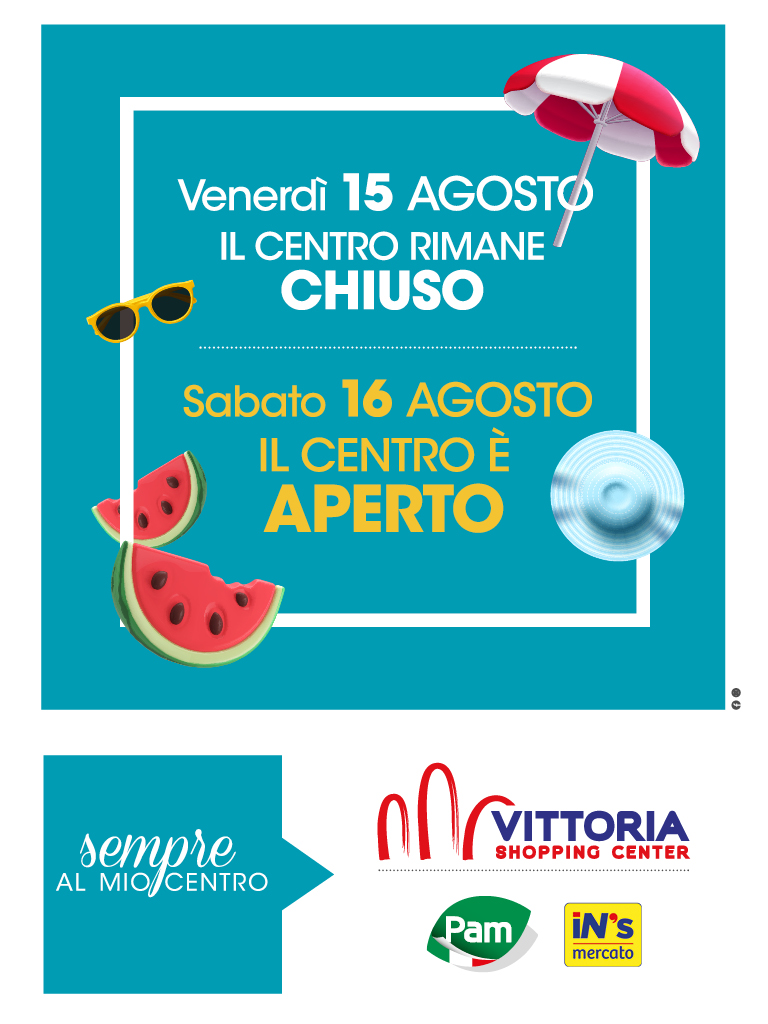 Festeggia Ferragosto dove vuoi… e sabato 16 agosto passa da noi!