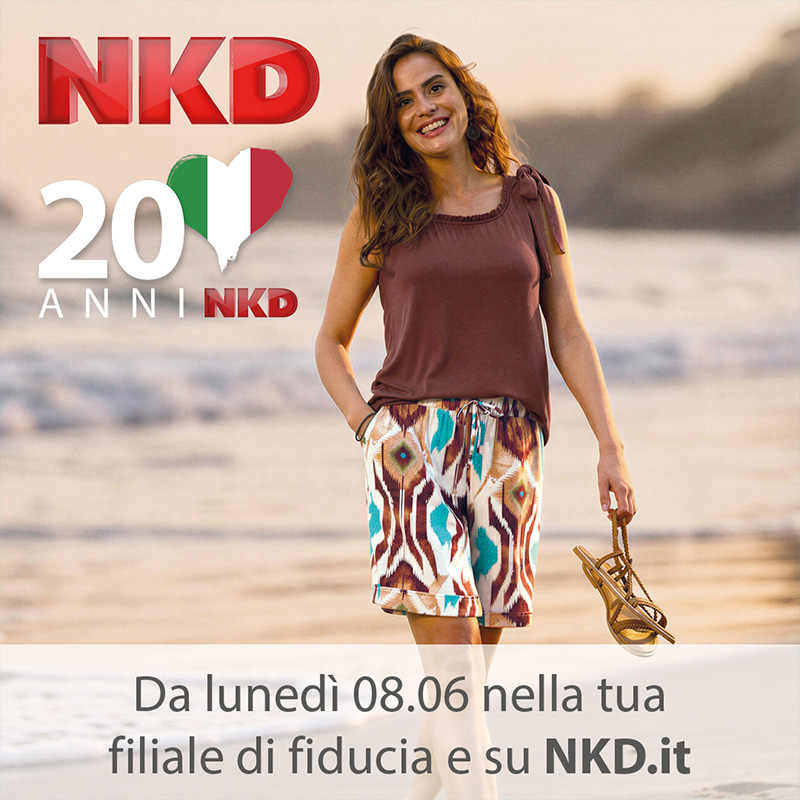 NKD celebra 20 anni con nuove collezioni e offerte speciali in negozio e online.
